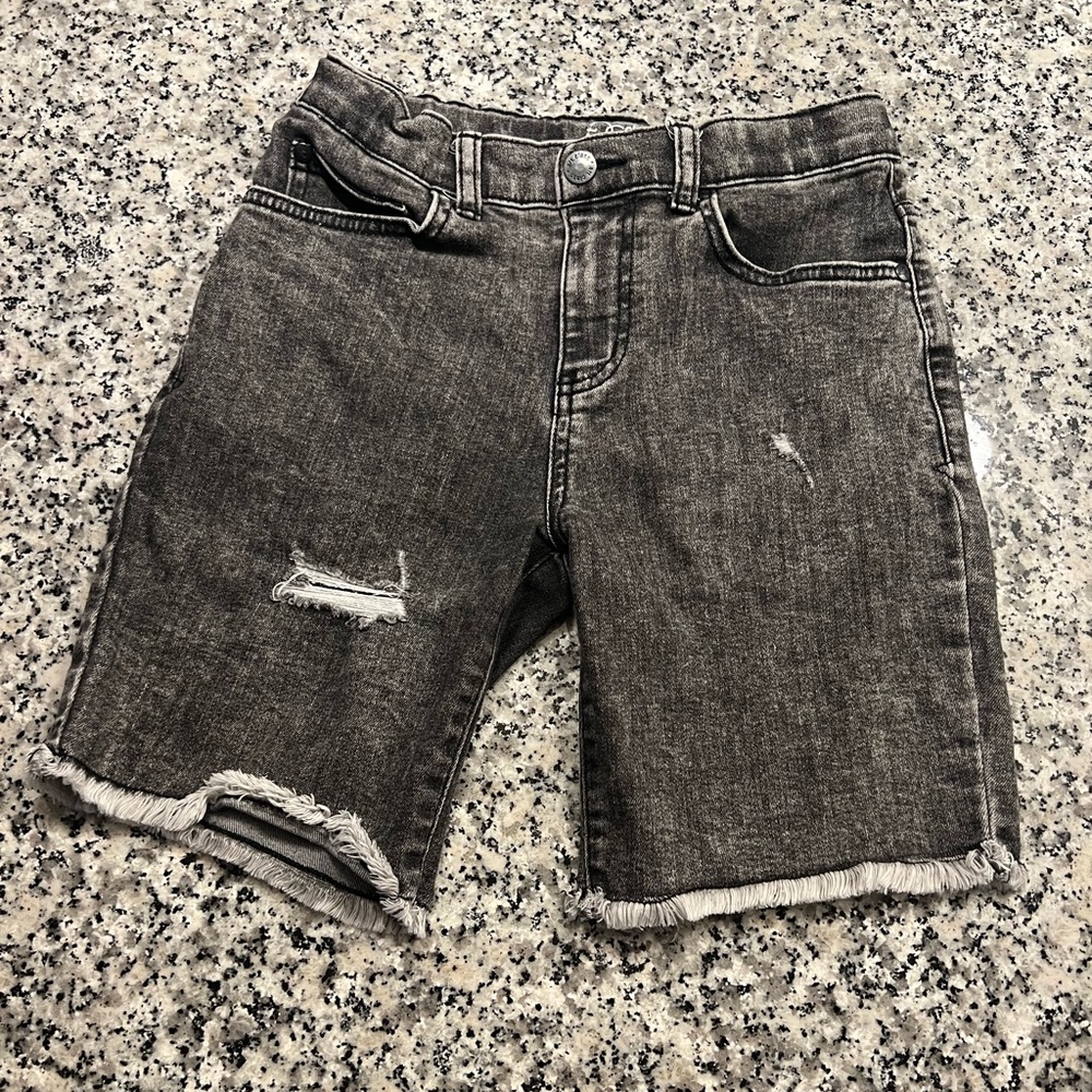 Art Class Boy Shorts Size 12 Black and Grey